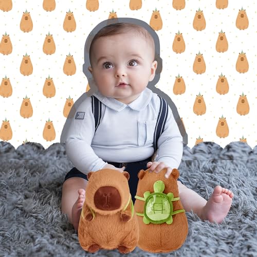 Kawaii 9.1in Capybara Plush Toy for Kids