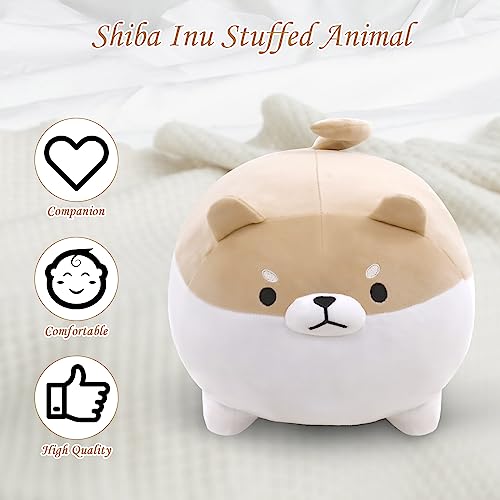 Kawaii Shiba Inu Plush with Baby Corgis