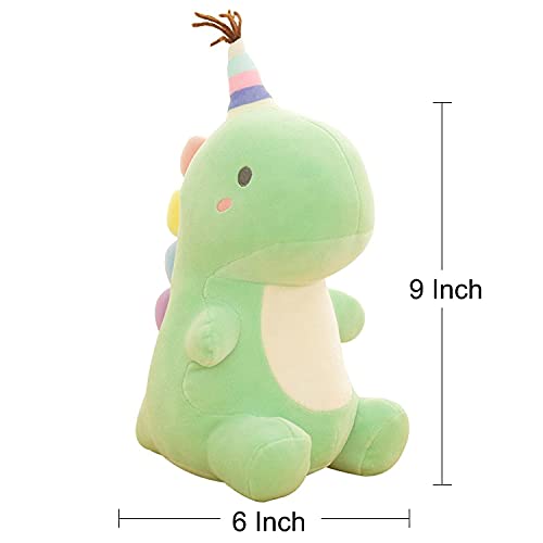 Cute Green Dinosaur Plushie Toy for Kids