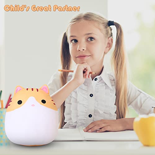 Kawaii Fluffy Cat Plush Pillow Toy for Kids