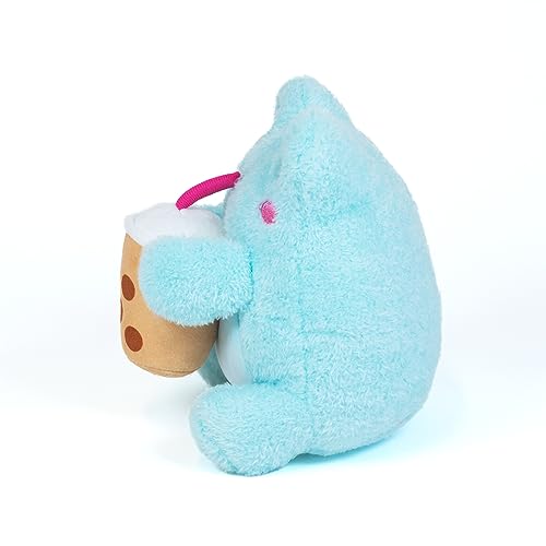 Boba Sippin' Kawaii Frog Plush Toy - 6 Inches