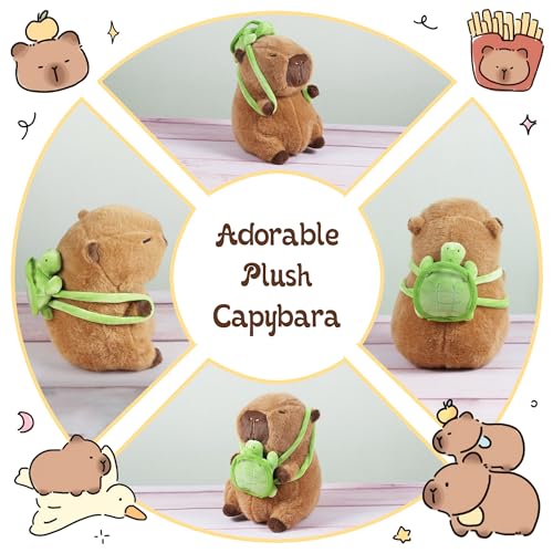 Kawaii 9.1in Capybara Plush Toy for Kids