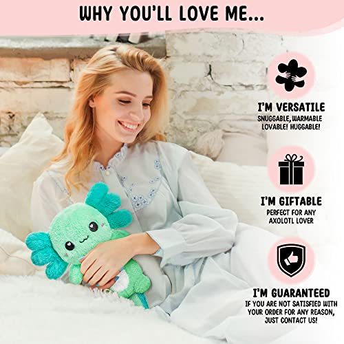 Kawaii Axolotl Heated Plushy Pillow Toy