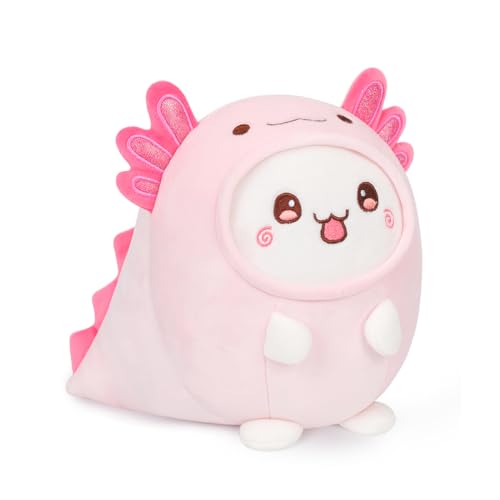 Adorable 8" Axolotl Cat Plush Toy