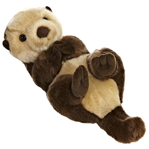 Aurora® Kawaii Realistic Sea Otter Plush Toy
