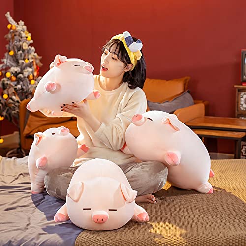 Adorable 15.7" Kawaii Pig Plush Hugging Pillow