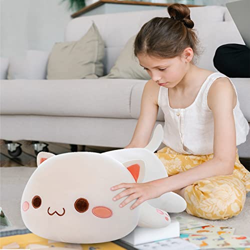 Kawaii Cat Plush Pillow Toy for Kids
