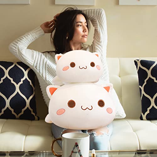 Kawaii Cat Plush Pillow Toy for Kids
