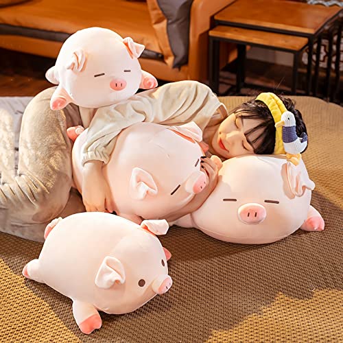Adorable 15.7" Kawaii Pig Plush Hugging Pillow