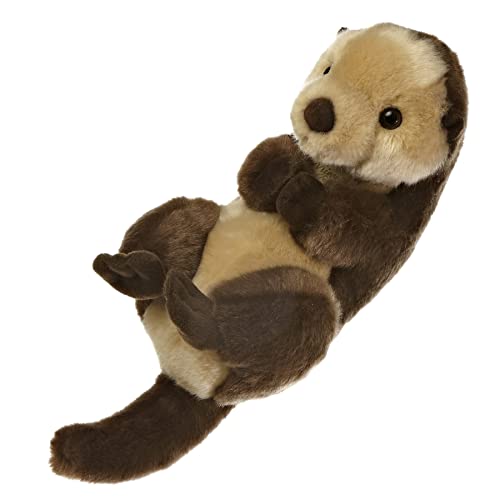 Aurora® Kawaii Realistic Sea Otter Plush Toy