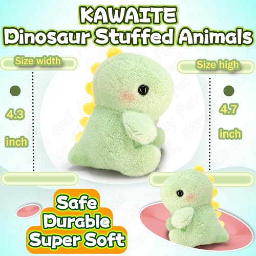 Kawaii Mini Fat Dinosaur Plush Keychain Toy