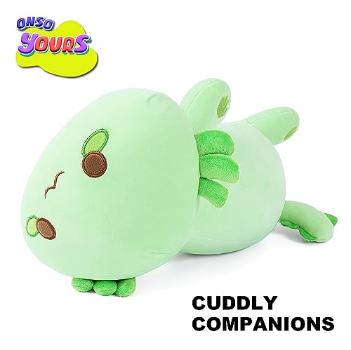 Cute Green Axolotl Kawaii Plush Toy 13