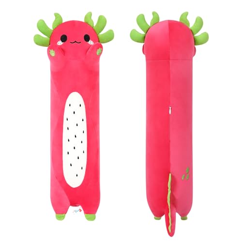 Peach Cat Axolotl Plush Toy - Kawaii Pillow
