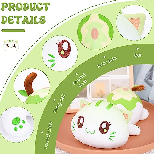 AIXINI Adorable 13.7" Avocado Cat Plushie