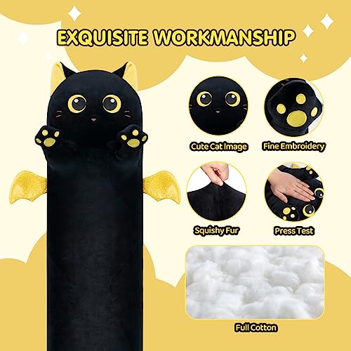 Kawaii 53” Long Cat Plush Body Pillow