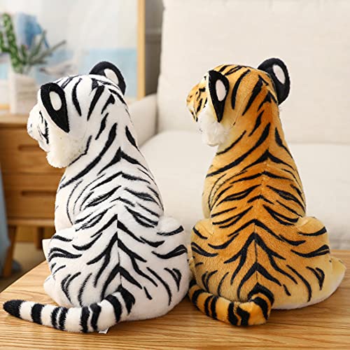 Kawaii Lifelike Tiger Plush Stuffed Animal Toy