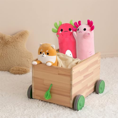 Peach Cat Axolotl Plush Toy - Kawaii Pillow
