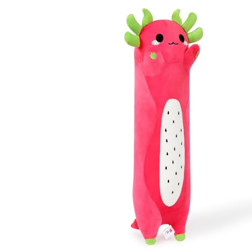 Peach Cat Axolotl Plush Toy - Kawaii Pillow