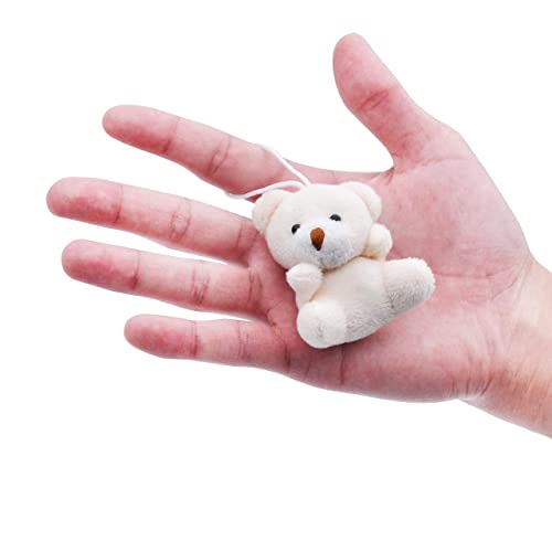 Mini Animal Plush Keychains - 24 Pack Assortment