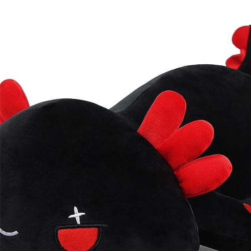 Kawaii Black Axolotl Plush Pillow Toy 19.7