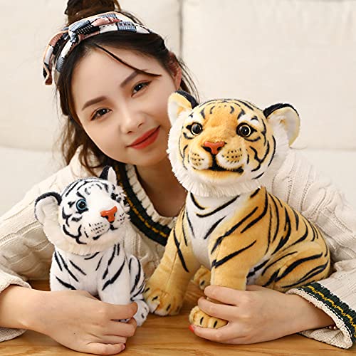 Kawaii Lifelike Tiger Plush Stuffed Animal Toy