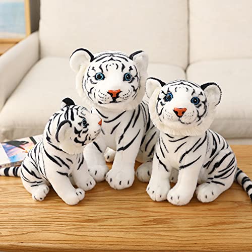 Kawaii Lifelike Tiger Plush Stuffed Animal Toy