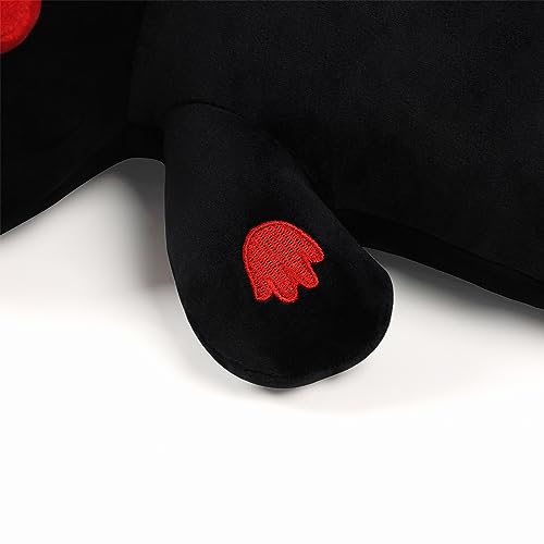 Kawaii Black Axolotl Plush Pillow Toy 19.7
