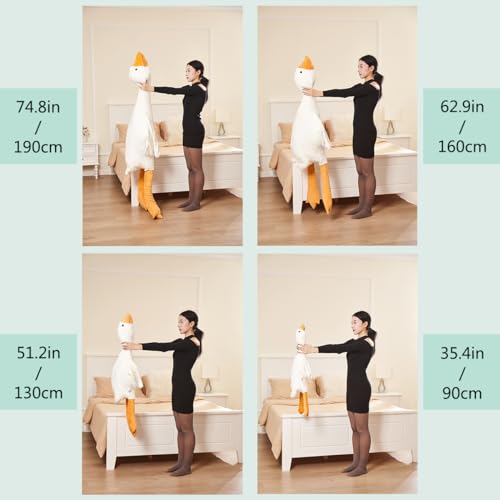Giant Haengbuk-Goose Kawaii Plush Hugging Pillow