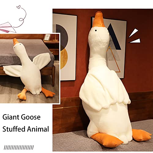 Giant White Goose Kawaii Plush Hugging Pillow