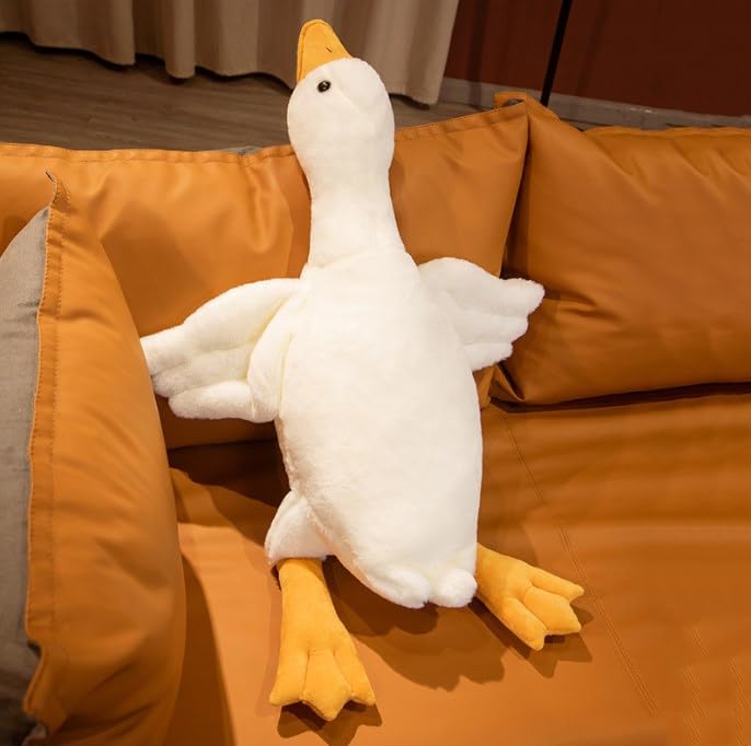 Giant Kawaii Goose Plush Pillow for Kids & Adults
