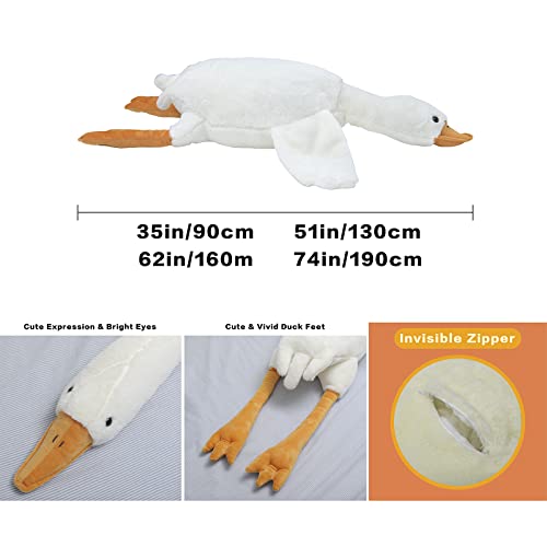 Giant Kawaii Goose Plush Pillow Toy