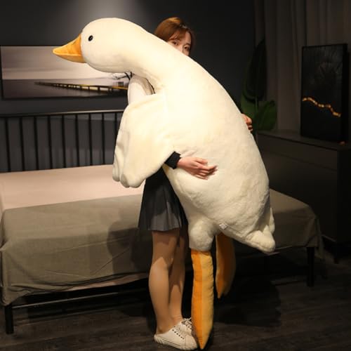 Giant Kawaii Goose Plush Pillow - Cute Hugging Toy