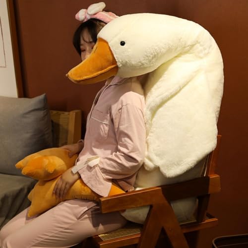 Giant Kawaii Goose Plush Pillow - Cute Hugging Toy