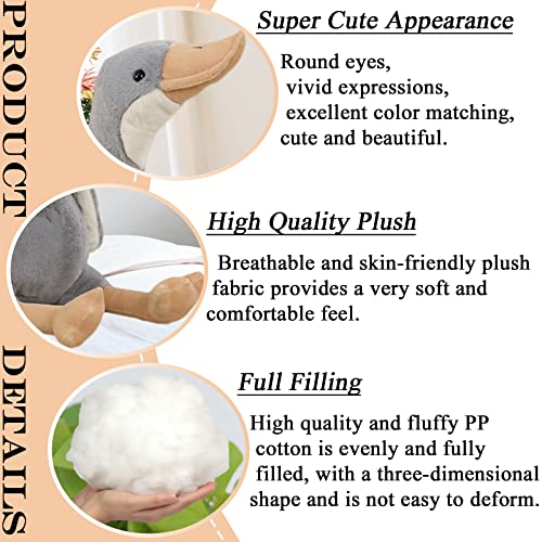 Cuddly 15.7" Kawaii Goose Plush Toy