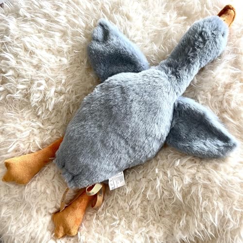 Cute 20-Inch Grey Goose Plush Stuffed Animal