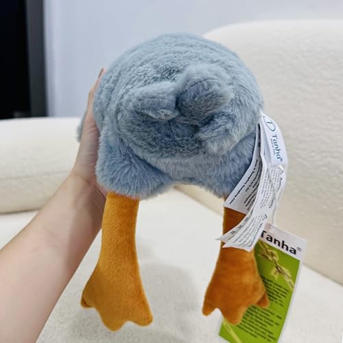 Cute 20-Inch Grey Goose Plush Stuffed Animal