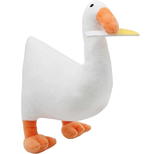 Kawaii Soft Goose Plush Toy with Knife