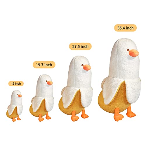 Kawaii Peach Cat and Banana Duck Plushie 12