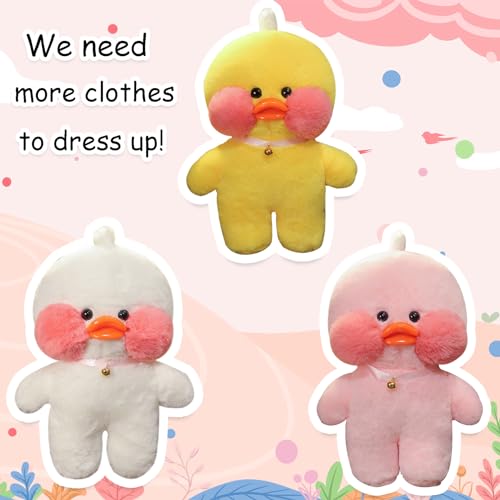 MOMIU Kawaii Duck Plush Toy Set with Outfits