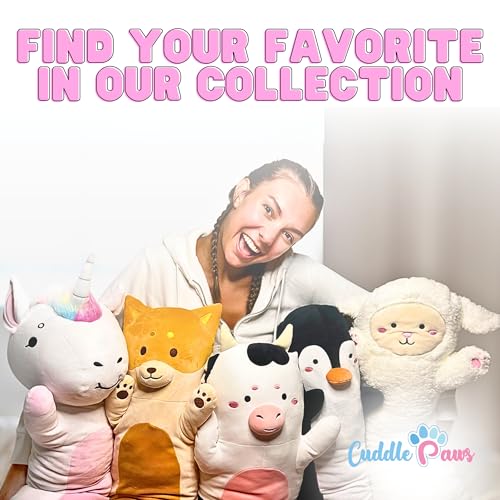 Cuddle Paws 47" Kawaii Duck Plush Pillow