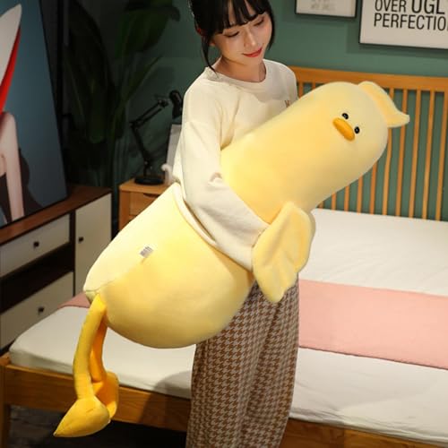 Kawaii Peach Cat Long Duck Plush Toy