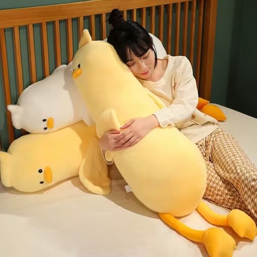 Kawaii Peach Cat Long Duck Plush Toy