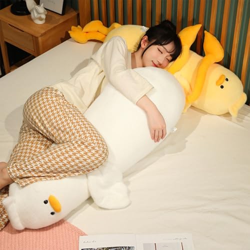 Kawaii Peach Cat Long Duck Plush Toy