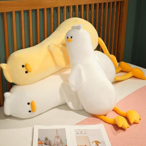 Kawaii Peach Cat Long Duck Plush Toy