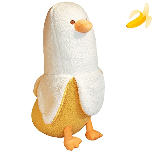Cute 19.6-Inch White Duck Plush Toy