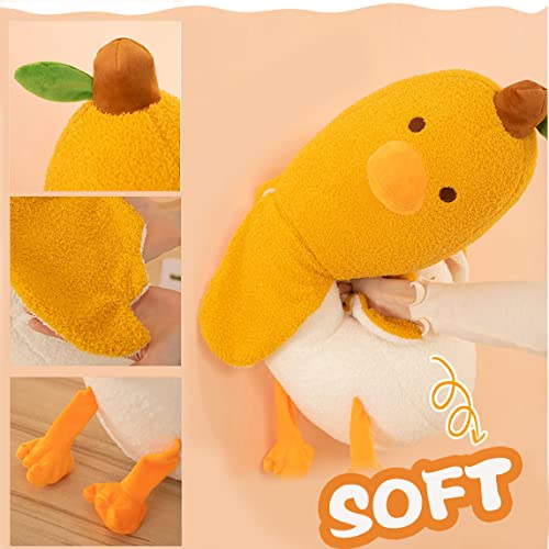 Cute 19.6-Inch White Duck Plush Toy