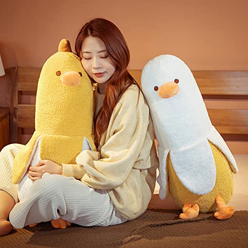 Cute 19.6-Inch White Duck Plush Toy