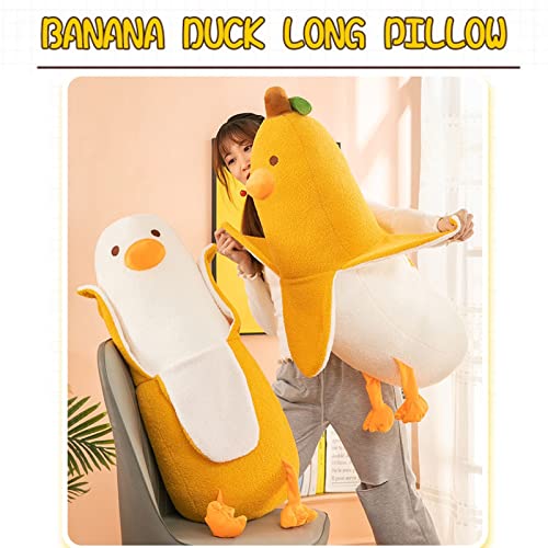 Cute 19.6-Inch White Duck Plush Toy