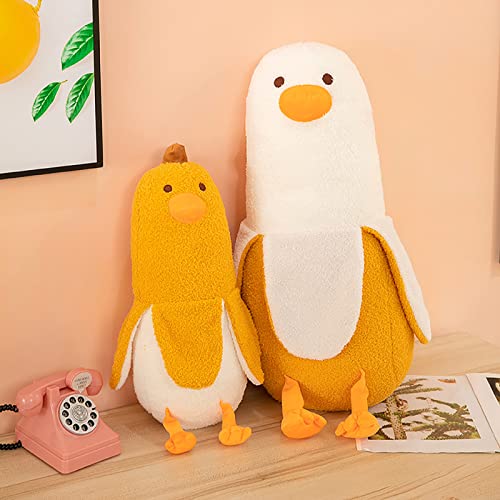 Cute 19.6-Inch White Duck Plush Toy