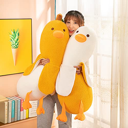 Cute 19.6-Inch White Duck Plush Toy